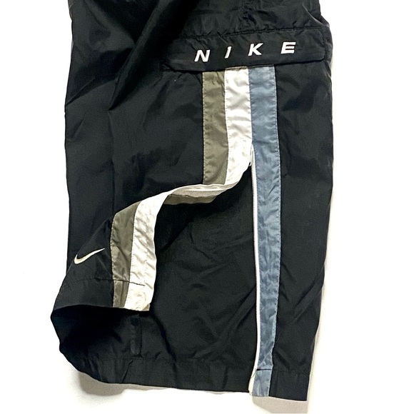 Vintage 90’s Nike Sportswear Men’s Black Embroidered Windbreaker Track Pants XL - Picture 4 of 11